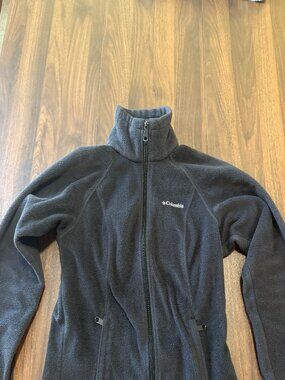 Columbia Women's Zip-Up Black Jacket XS